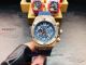 Perfect Replica Hublot Big Bang 42mm VK Quartz Watch - Blue Skeleton Dial Stainless Steel Bezel (9)_th.jpg